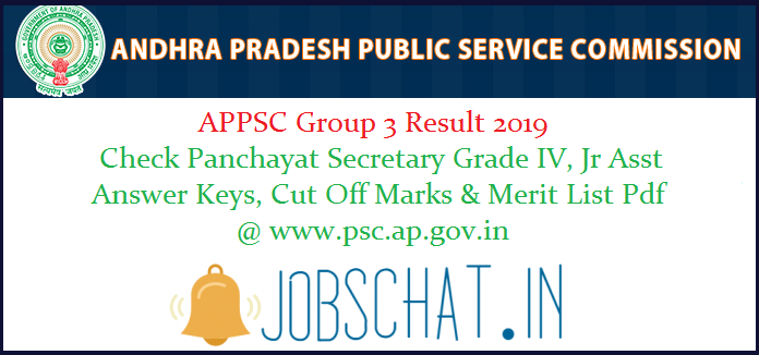 APPSC Group 3 Result