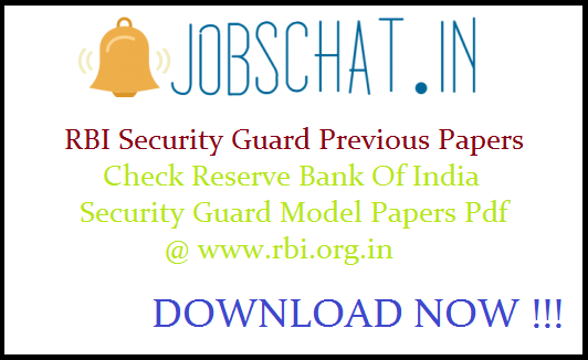 {Free Download} RBI Security Guard Previous Papers @ www ...